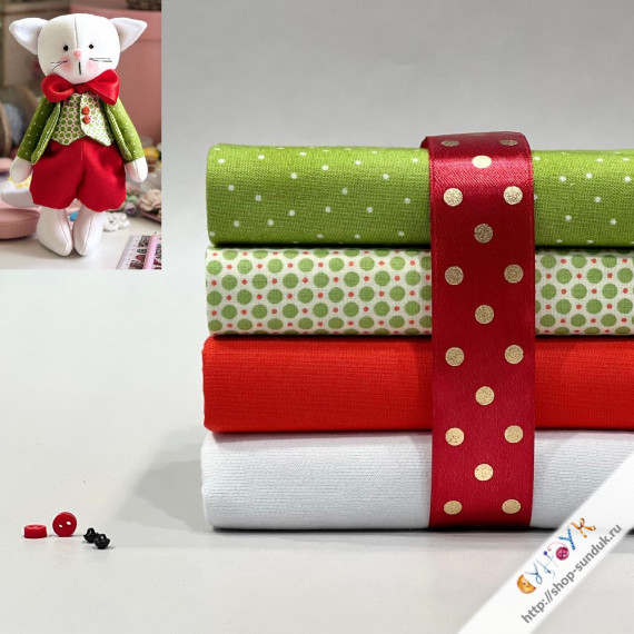 Набор к марафону О. Гутиевой "Новогодний котик" [550000630]